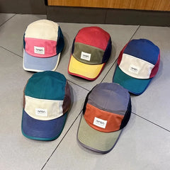 American Style Color Matching Baseball Cap Outdoor Sports Leisure Sun Hat Men and Women Trendy Duckbill Cap