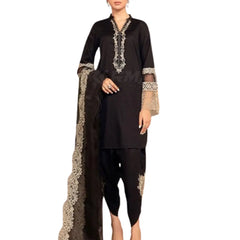 Pakistani Shalwar Kameez Women Dress 3 Piece Ladies 4 Season Embroidered Shirt and Flared Trouser With Organza Dupatta Suit