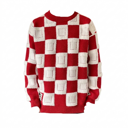 Custom  Men's Sweaters for Autumn Winter Knitted Casual Men's Knitwear with Logo Decoration