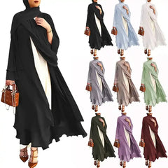 2022 Latest Design Your Own  Black Islamic Clothing Women Muslim Dresses Abaya