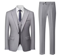High Quality New Design 3 Piece Wedding Groom Dress Man Suit Men's Suits & Blazer Italian Suit for Men