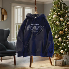 Men's Crew Neck Sweatshirt 100% Cotton Men Pullover Letter Heat Print Long Sleeve Sweatshirts