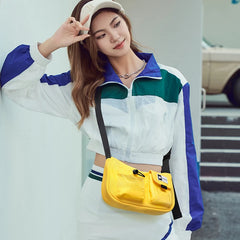 NOXXON Sling Bag for Men Women Nylon Sling Chest Bags Crossbody Shoulder Daypack with Mini Purse for Hiking Camping Outdoor Trip