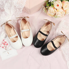 Wholesale Girls Flats 2023 Spring Autumn, Soft Sole Bow Princess Shoes, Non-slip Toddler Kids Fashion Ballet