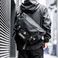 MOYYI Messenger Bags Large Capacity Male Tourist Cycling Messenger Bags for Men Sling Crossbody Bag