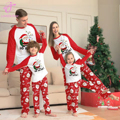 Loveda  Winter New Arrival Parent-child Home Clothes Christmas Style Printed Women's Pajamas Set Soft Homewear