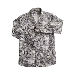 Customized Printed Men's Short Long Sleeved Shirt High Quality New Summer Thin Loose Casual Men's Printed Shirt