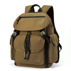 MOYYI Large Capacity 14 Inch Laptop Backpack for Men Outdoor Reflective Webbing School Bags Travel Backpack with Trolley Sleeve