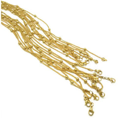 Olivia Stainless Steel Jewelry Bohemian Style Ball Chain Necklace for Bijouterie Women