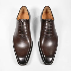 High Quality Trendy Luxury Custom Business Shoes Men Genuine Calf Leather Shoes for Men Goodyear Welt Men's Dress Shoes & Oxford