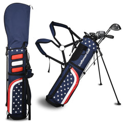 Nylon Golf Travel Bag Water Proof Portable Light Weight Foldable Golf Stand Bag