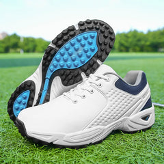 Waterproof Sneakers Mens Golf Shoes Breathable Fitness Training Golf Shoes Spike Less Man Non-slip Golf Trainers