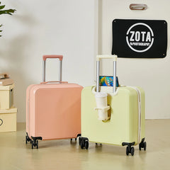 Large Capacity 4-Piece Unisex Spinner Luggage Set Foldable ABS Suitcase with Comfortable Caster for Long Trips