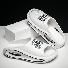 Men's Fashionable Summer Outdoor Casual Slippers Simple Style Platform Sandals Slides Open Toe Flat Feature