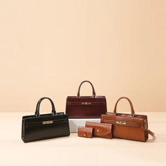 Factory Direct Vintage Classic Luxury Ladies Crossbody Bag PU Leather Package Suit  New Design High Quality Women's Handbag