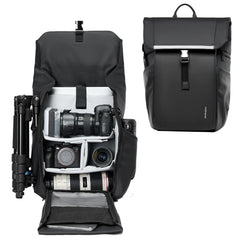 MOYYI Shockproof DSLR Camera Bags for Men Multi-function Laptop Camera Video Backpack Bags