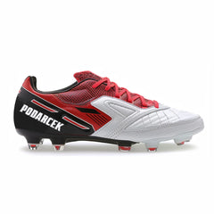 Manufacturer Pu Leather Breathable Soccer Shoes Synthetic Leather Fashion Football Boots for Men