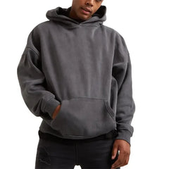 Heavyweight Men Oversized Hoodie Manufacture Wholesale Luxury Heavy Oversized  Cotton 100% 500gsm French Terry Hoodie